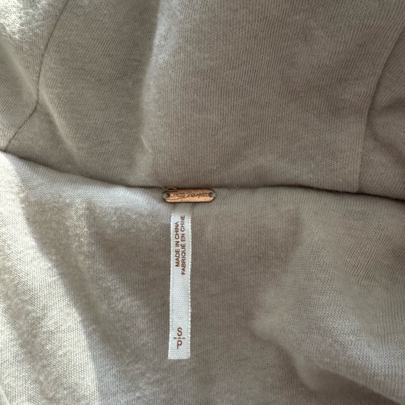 Free people fuzzy fur hooded sweater jacket size small - Picture 5 of 6